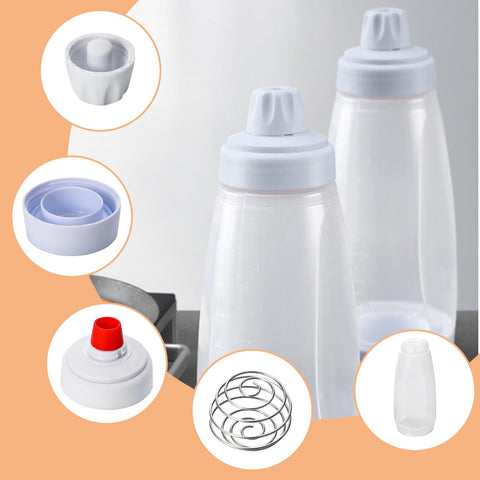 Dispensador Bennra para panqueques con apertura amplia facilita verter ingredientes.