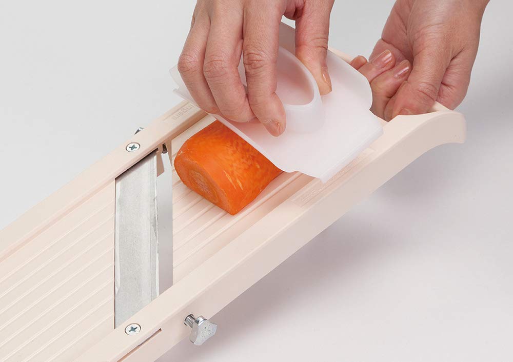 Benriner Mandolina Super Standard guardamanos incluido, seguridad en la cocina