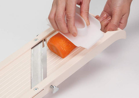 Benriner Mandolina Super Standard guardamanos incluido, seguridad en la cocina