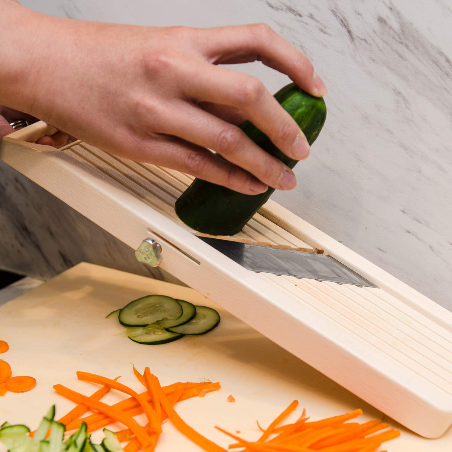 Benriner rebanado fino para ensaladas y platos ligeros