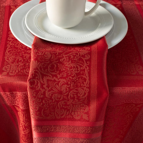 Detalle jacquard Benson Mills Ravenna, textura lujosa en primer plano