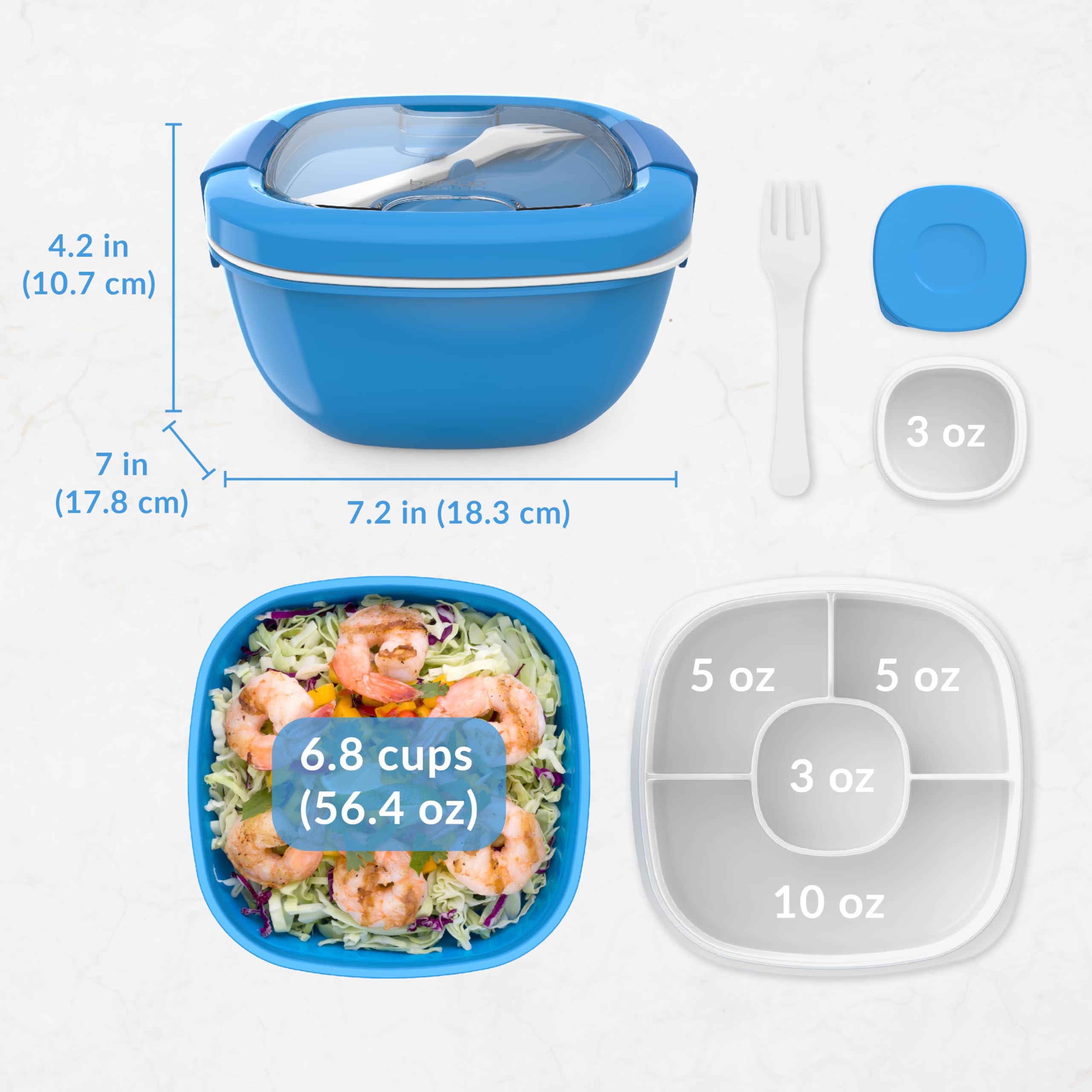 Bentgo apto para microondas y lavavajillas, limpieza rápida y conveniente