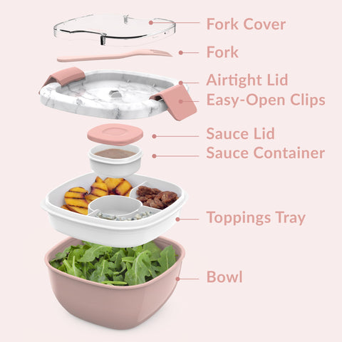 Bentgo caja de almuerzo apilable para ahorrar espacio