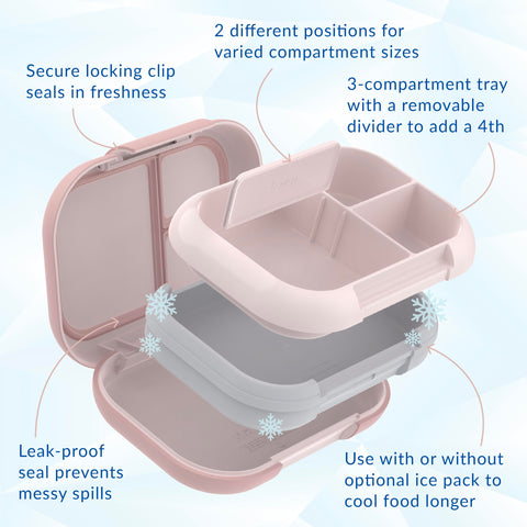 Bentgo Chill Max, capacidad de 5 tazas para comidas completas.