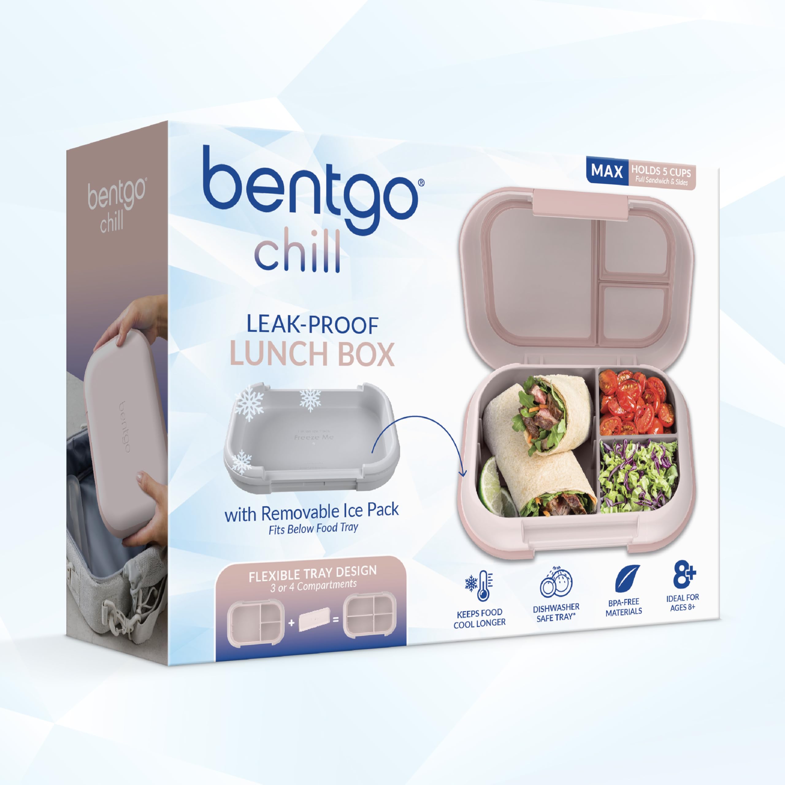 Bentgo Chill Max, garantía de 2 años para tranquilidad.