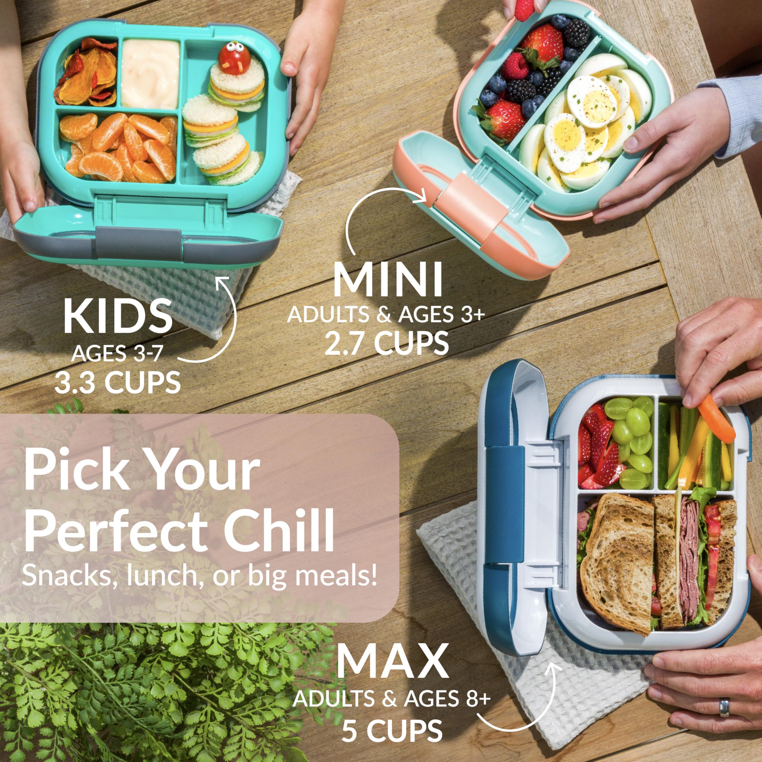 Bentgo Chill Max, apto lavavajillas y libre de BPA.