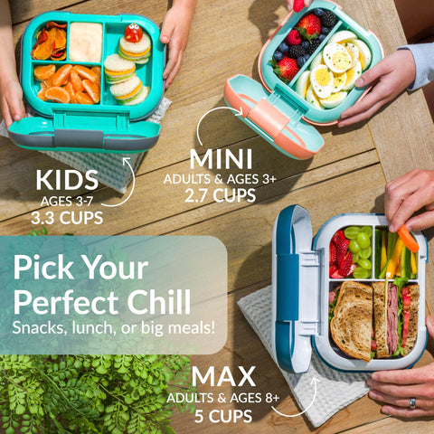 Bentgo Chill Max: material resistente apto para lavavajillas y uso diario