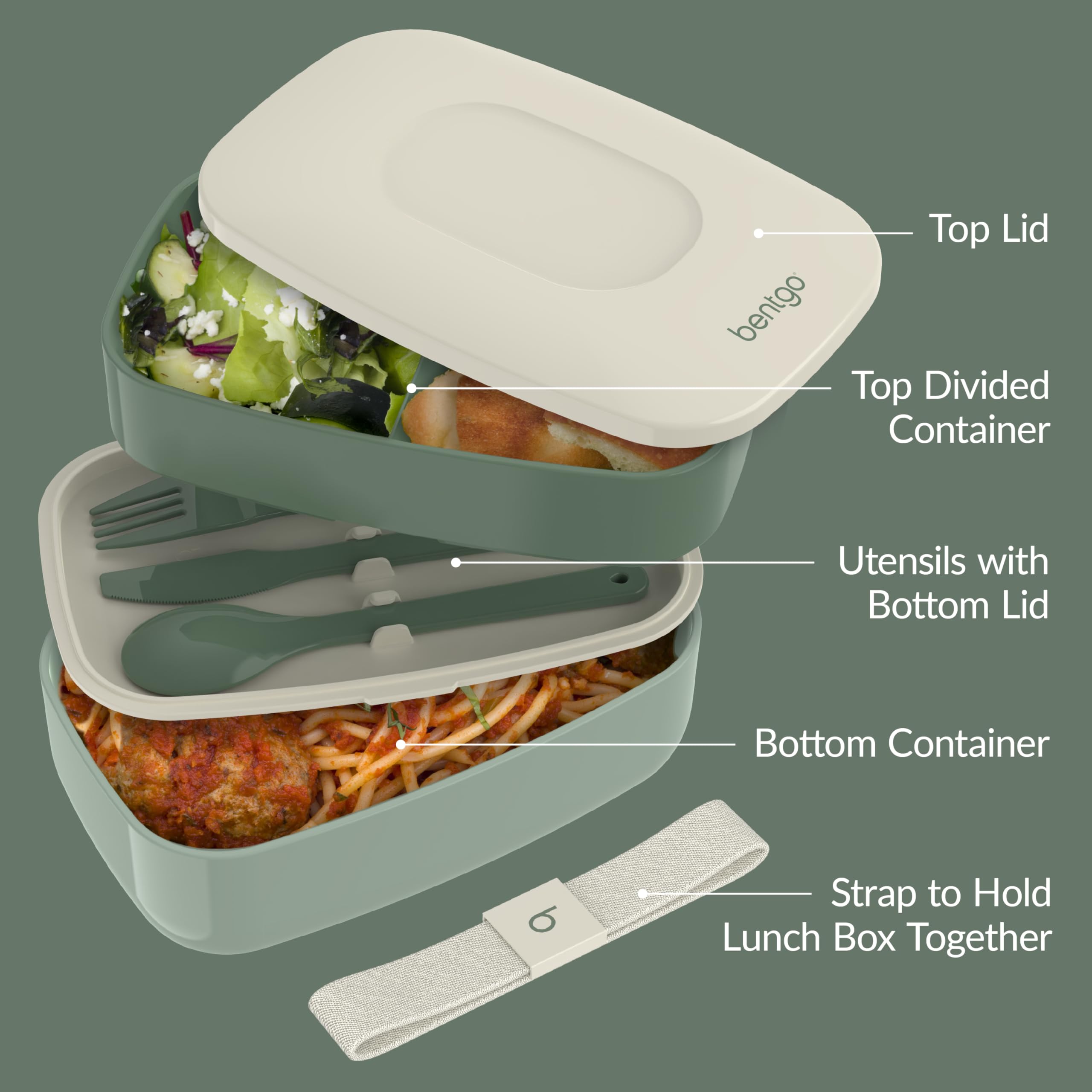 Bentgo Classic apto para microondas para calentar comidas rápidamente