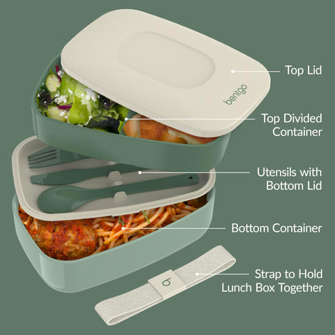 Bentgo Classic apto para microondas para calentar comidas rápidamente