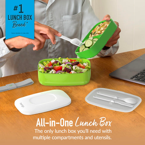 Bentgo Classic: utensilios integrados listos para comer sin buscar cubiertos