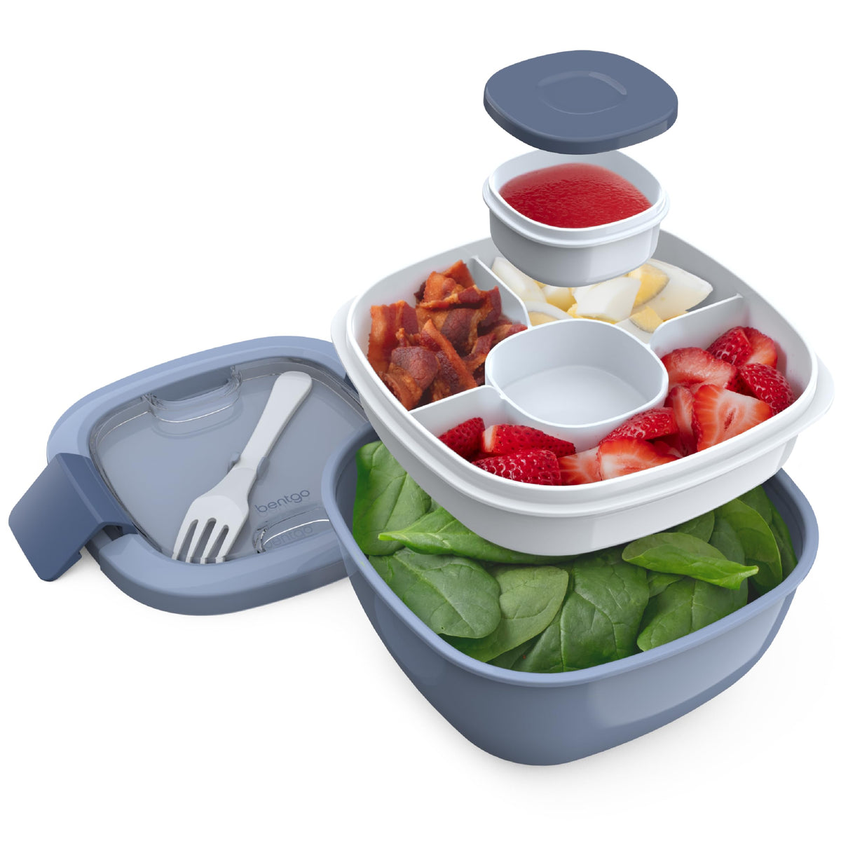 Bentgo cuenco de ensalada 54oz para almuerzos grandes y frescos.
