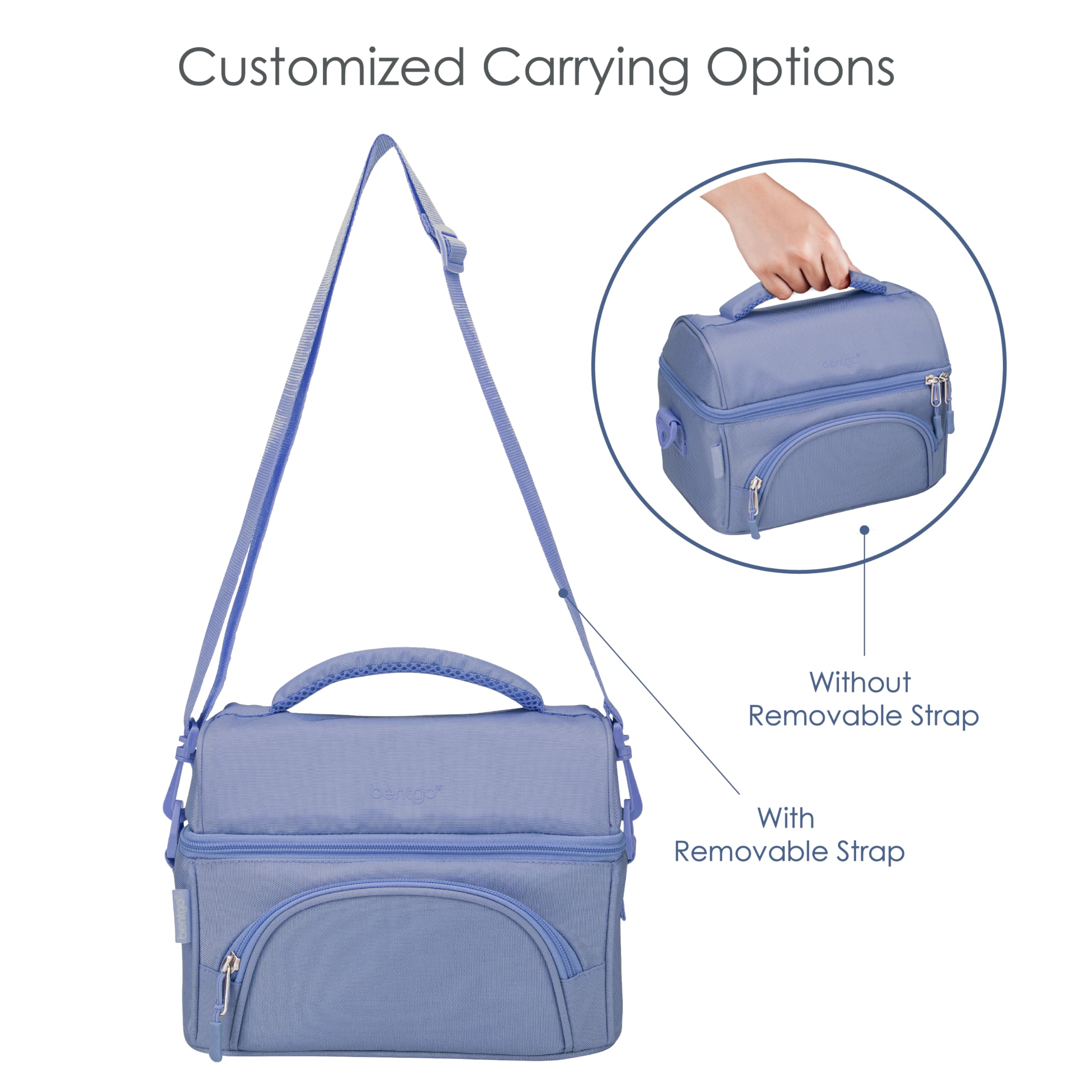 Bentgo Deluxe bolsillo exterior para utensilios y servilletas