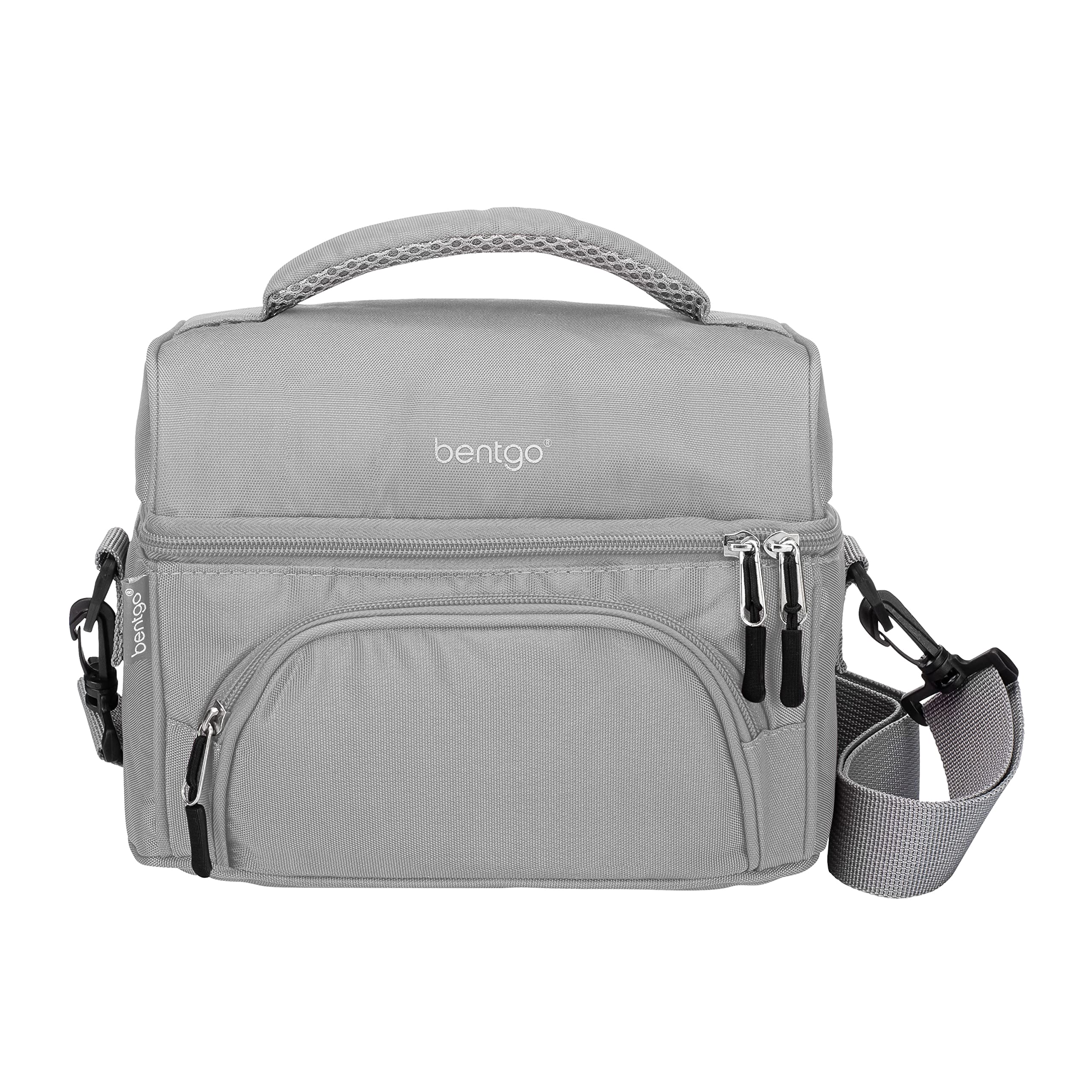 Bentgo Deluxe Bolsa de Almuerzo: bolsillo exterior práctico para utensilios y snacks.