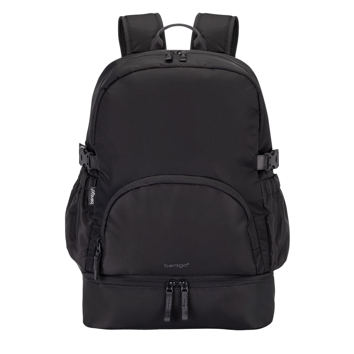 Bentgo dos-en-uno mochila frontal con compartimento de almuerzo aislado