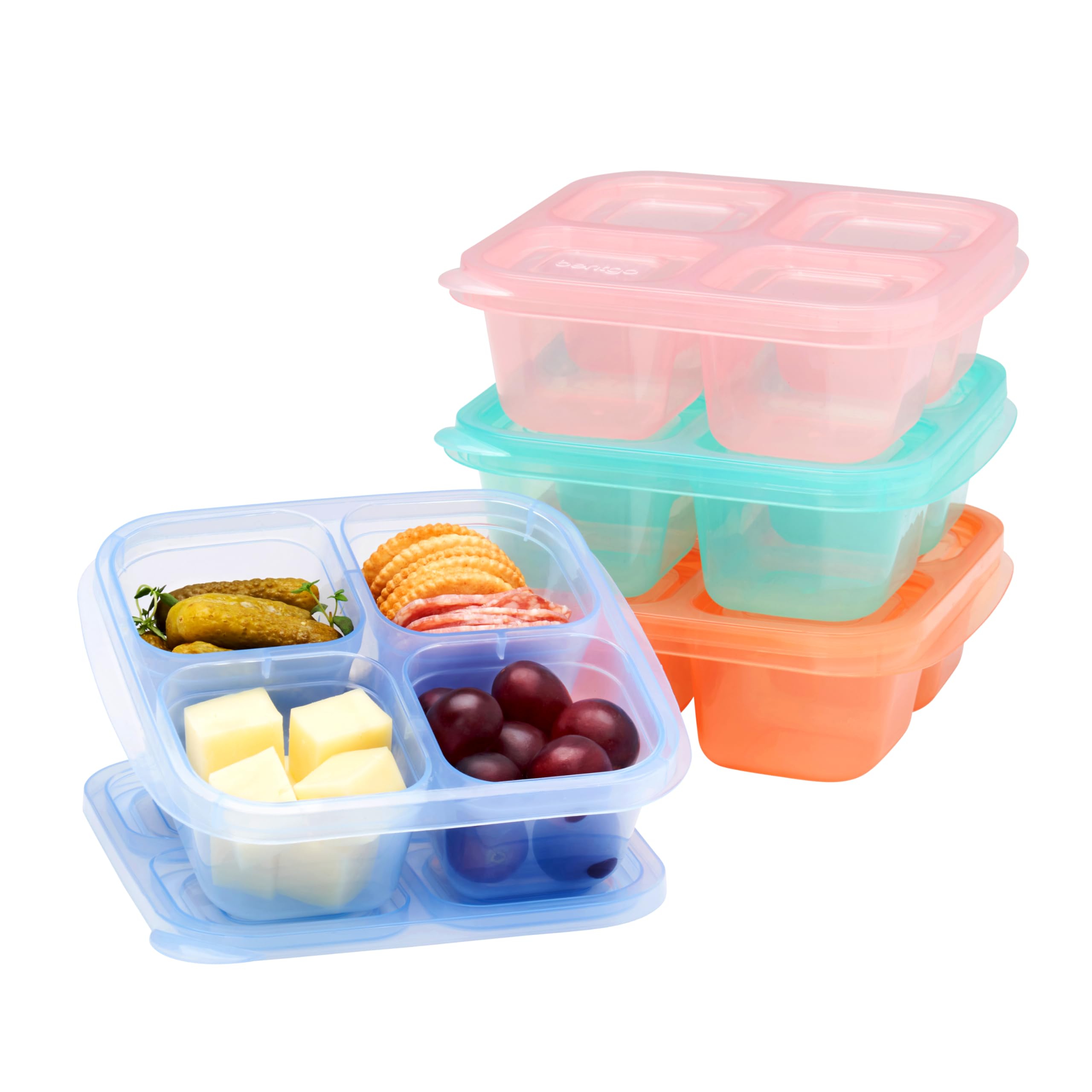 Bentgo Easyboxes con 4 compartimentos para meriendas balanceadas