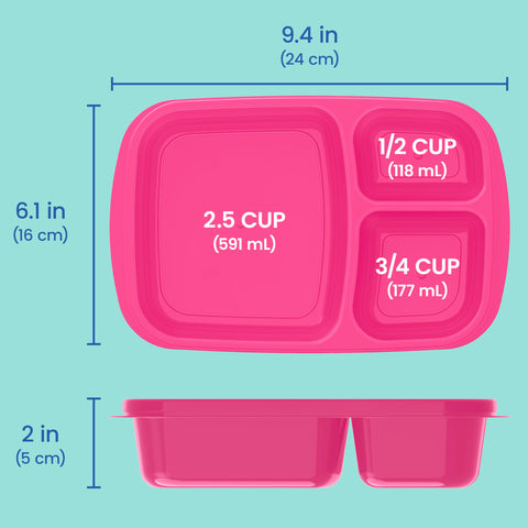 Contenedores reutilizables Bentgo Easyboxes, diseño práctico para guardar snacks.