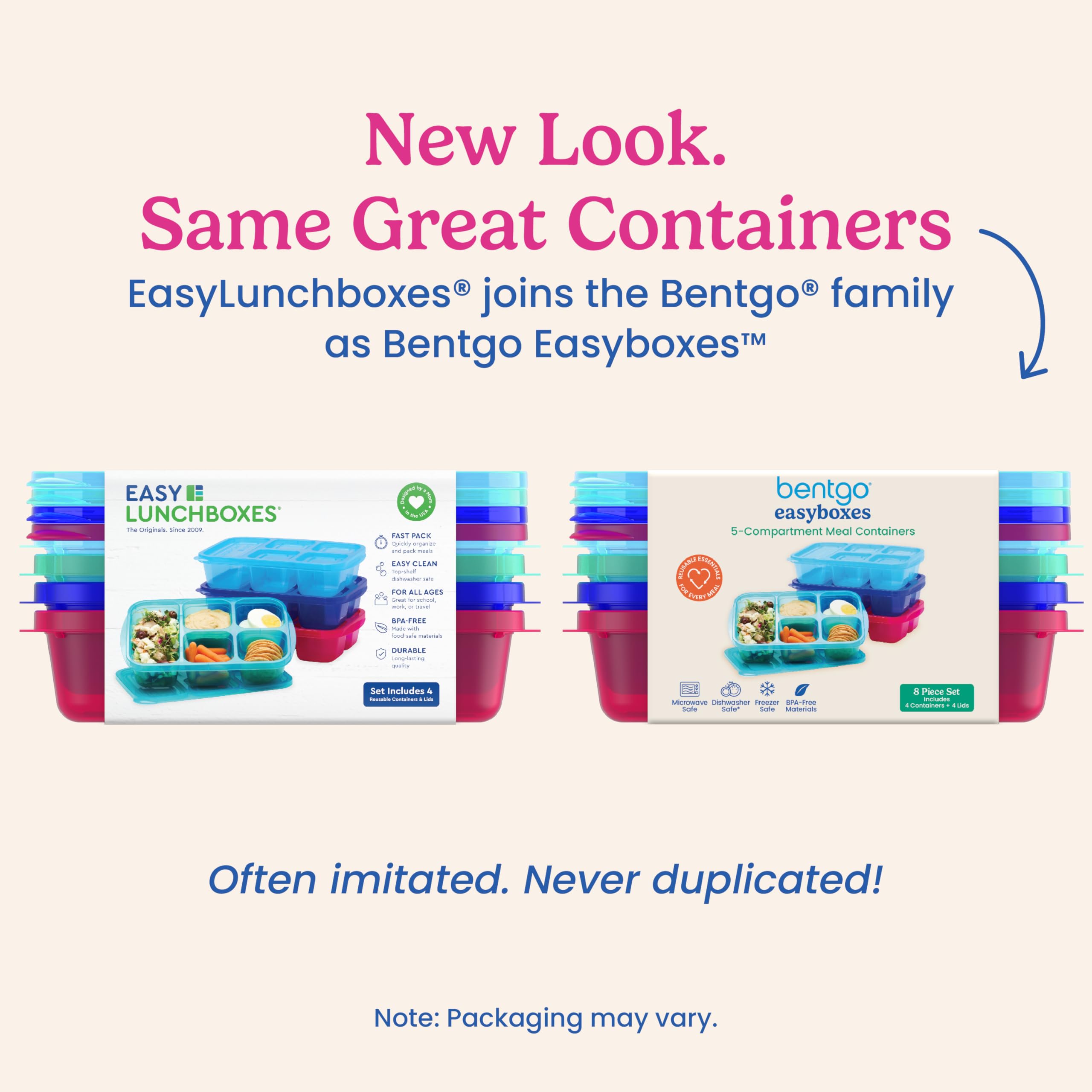 Bentgo Easyboxes apto lavavajillas, microondas y congelador para uso diario