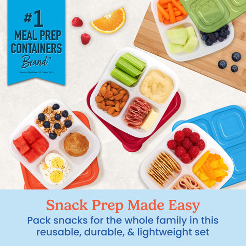 Bentgo Easyboxes con 4 bandejas para combinar snacks y almuerzos sin desorden.