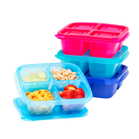 Bentgo EasyBoxes con 4 compartimentos para meriendas y porciones equilibradas.