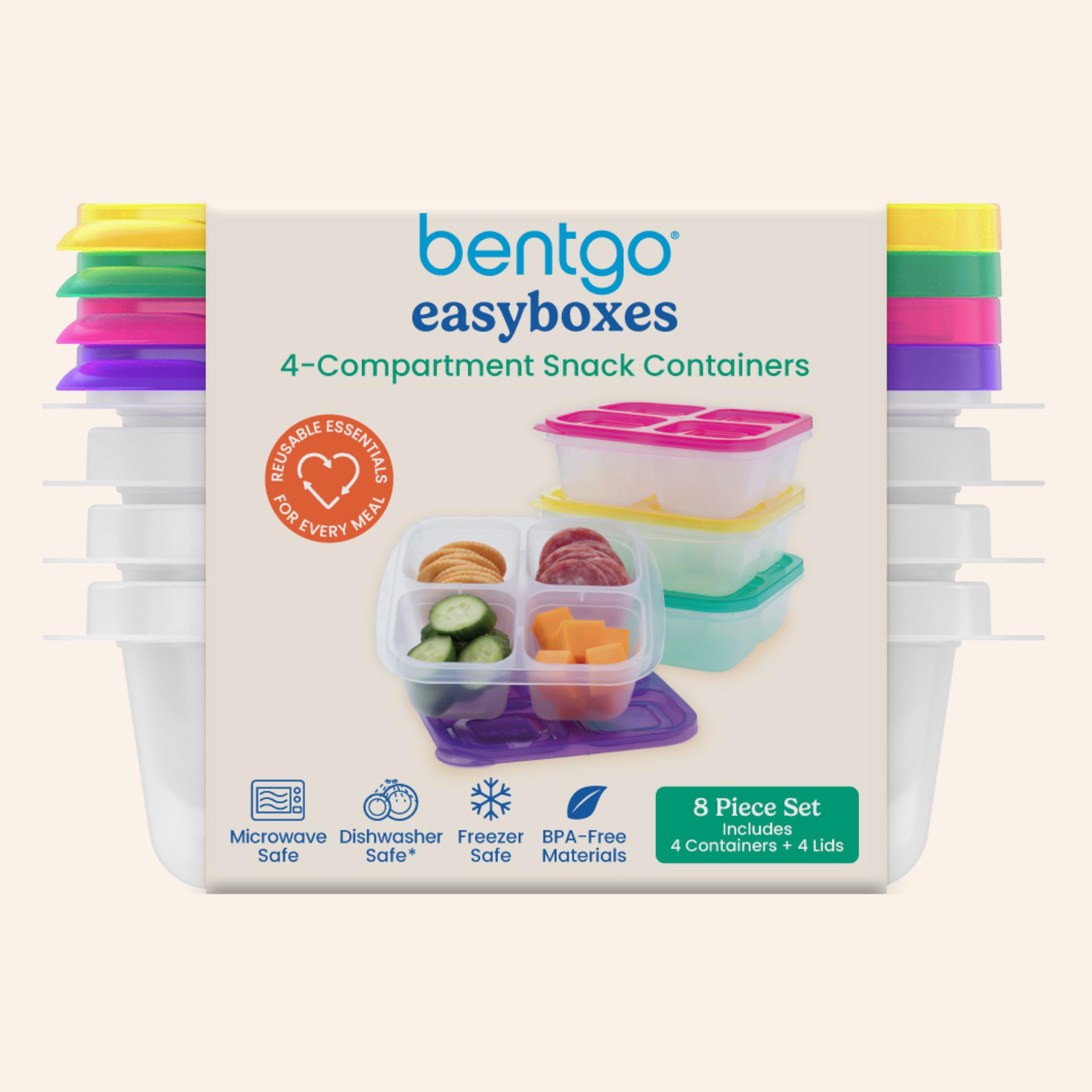 Bentgo Easyboxes, tapas herméticas que mantienen la frescura.