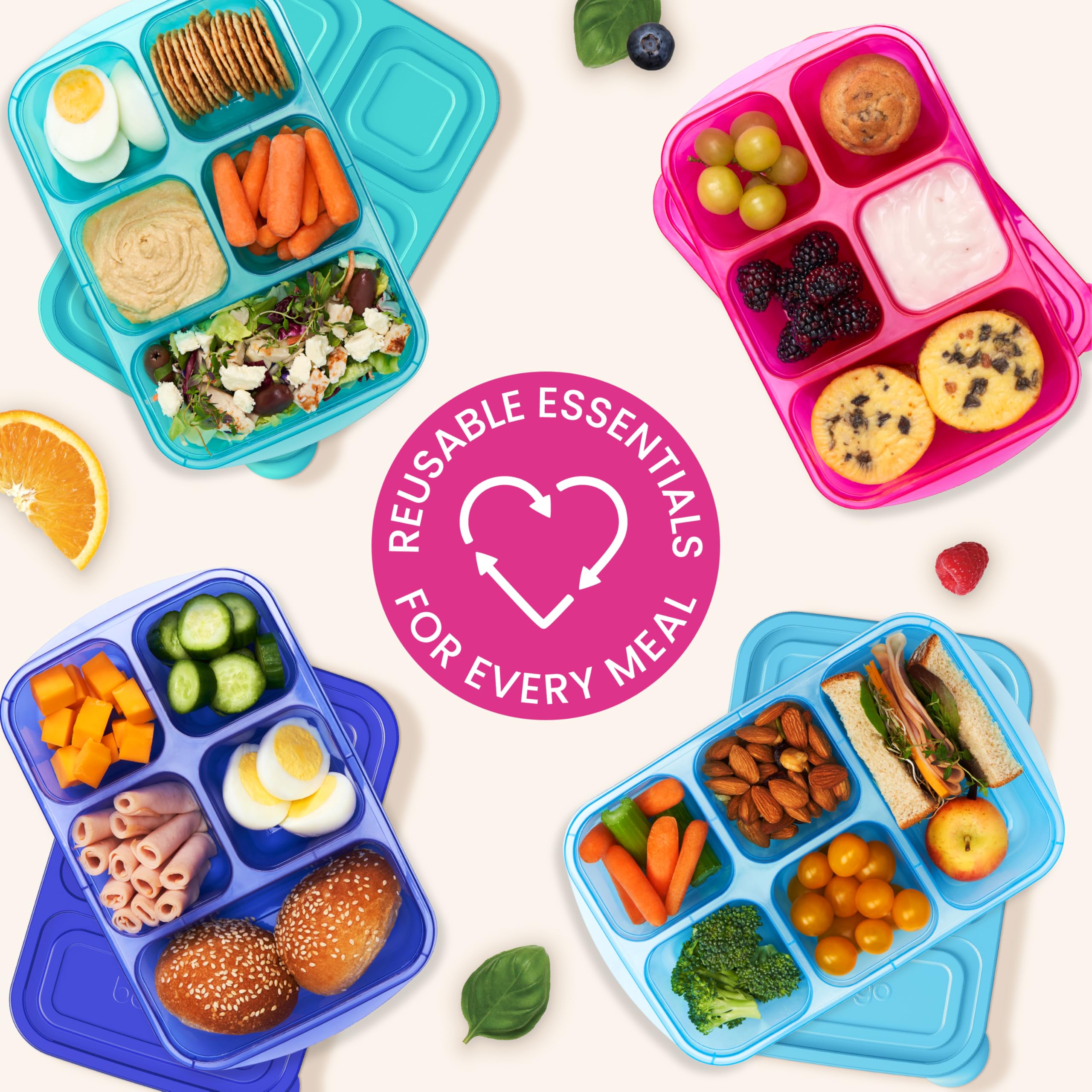 Bentgo Easyboxes colores brillantes para hacer más atractivo el almuerzo