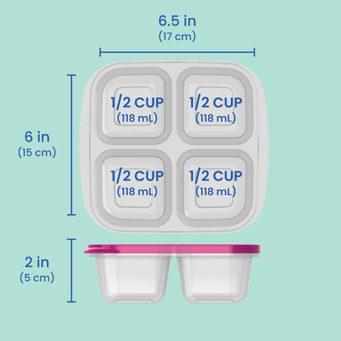 Bentgo Easyboxes, juego de 8 piezas para preparación de comidas.