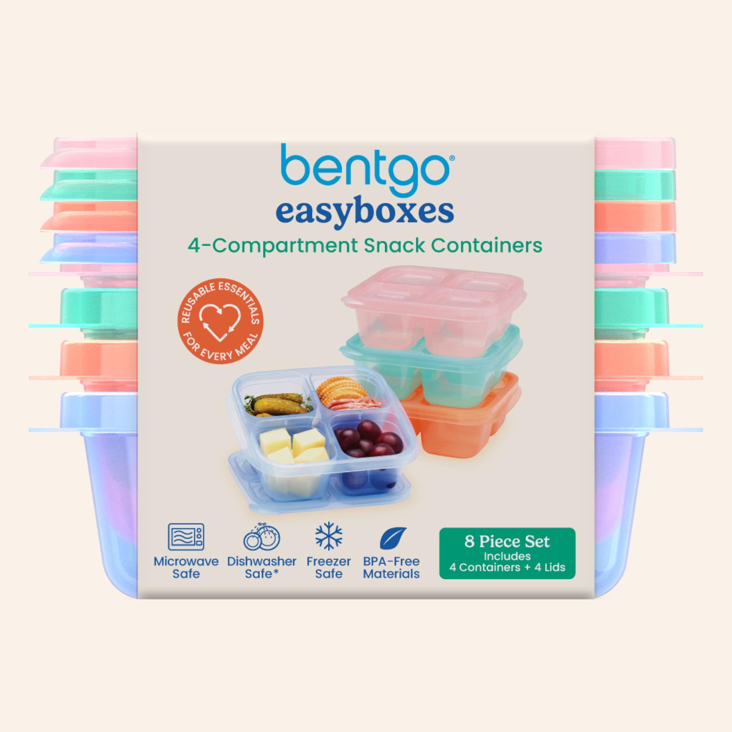 Bentgo Easyboxes ideal para preparación de comidas