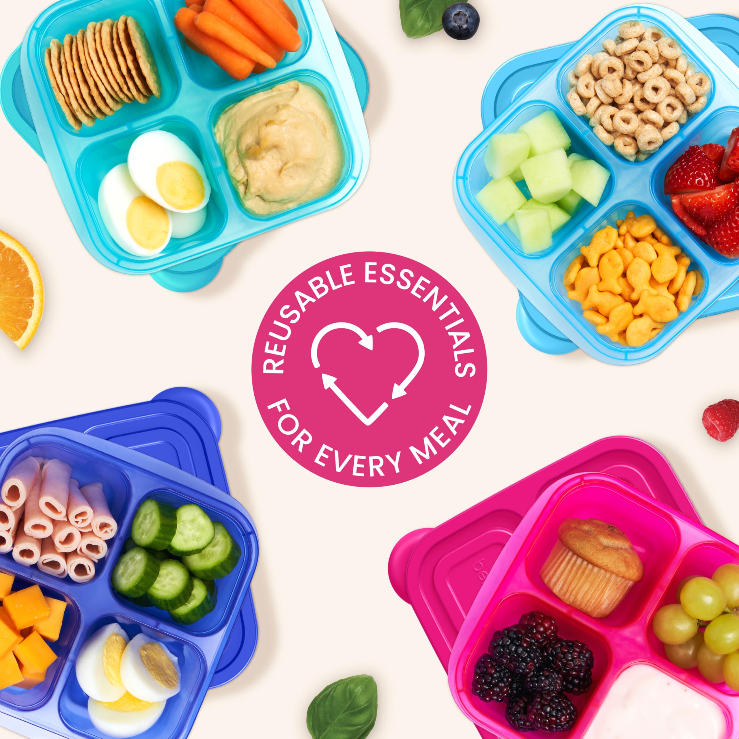 Bentgo EasyBoxes perfecto para meriendas escolares y almuerzos variados.