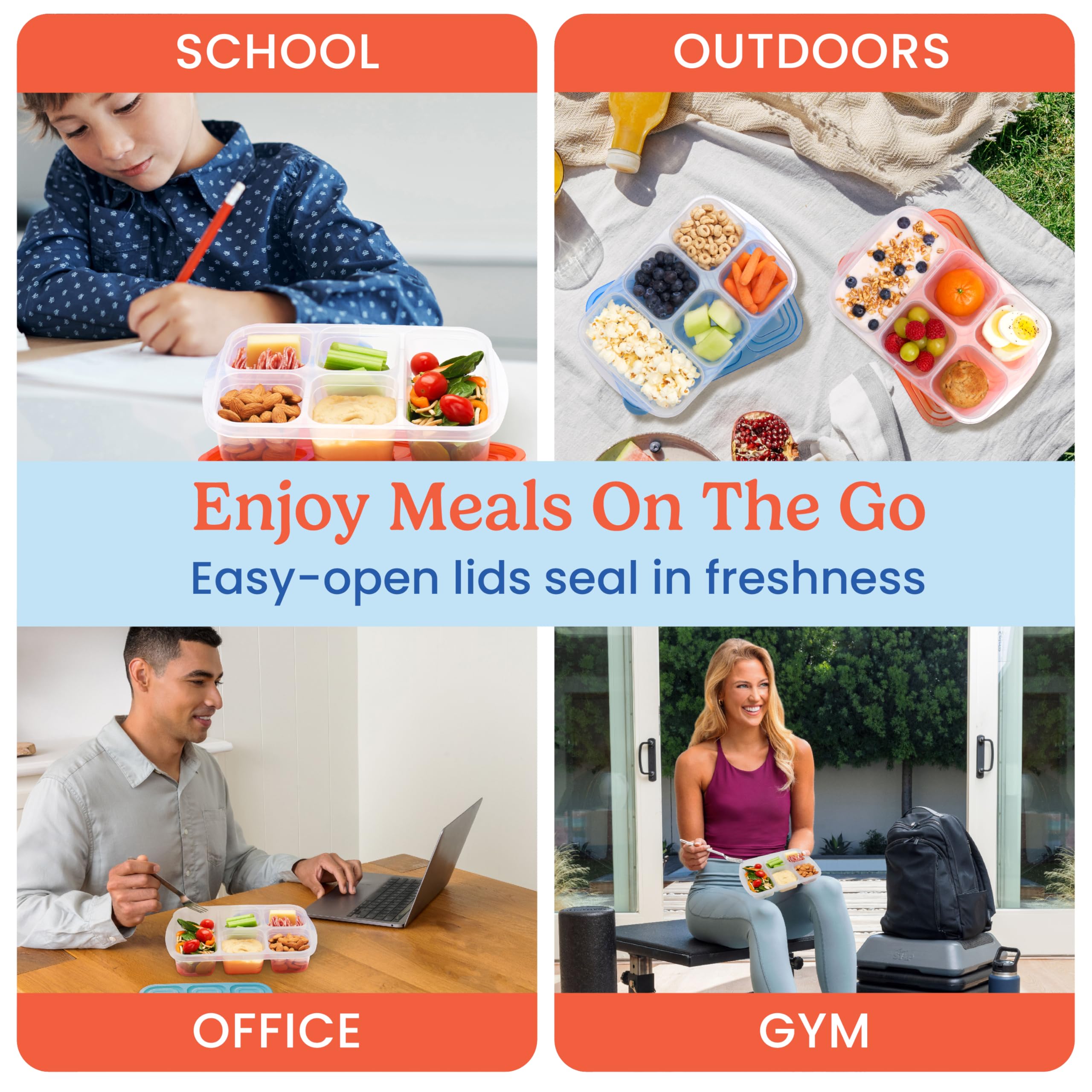 Bentgo Easyboxes ideal para escuela y trabajo