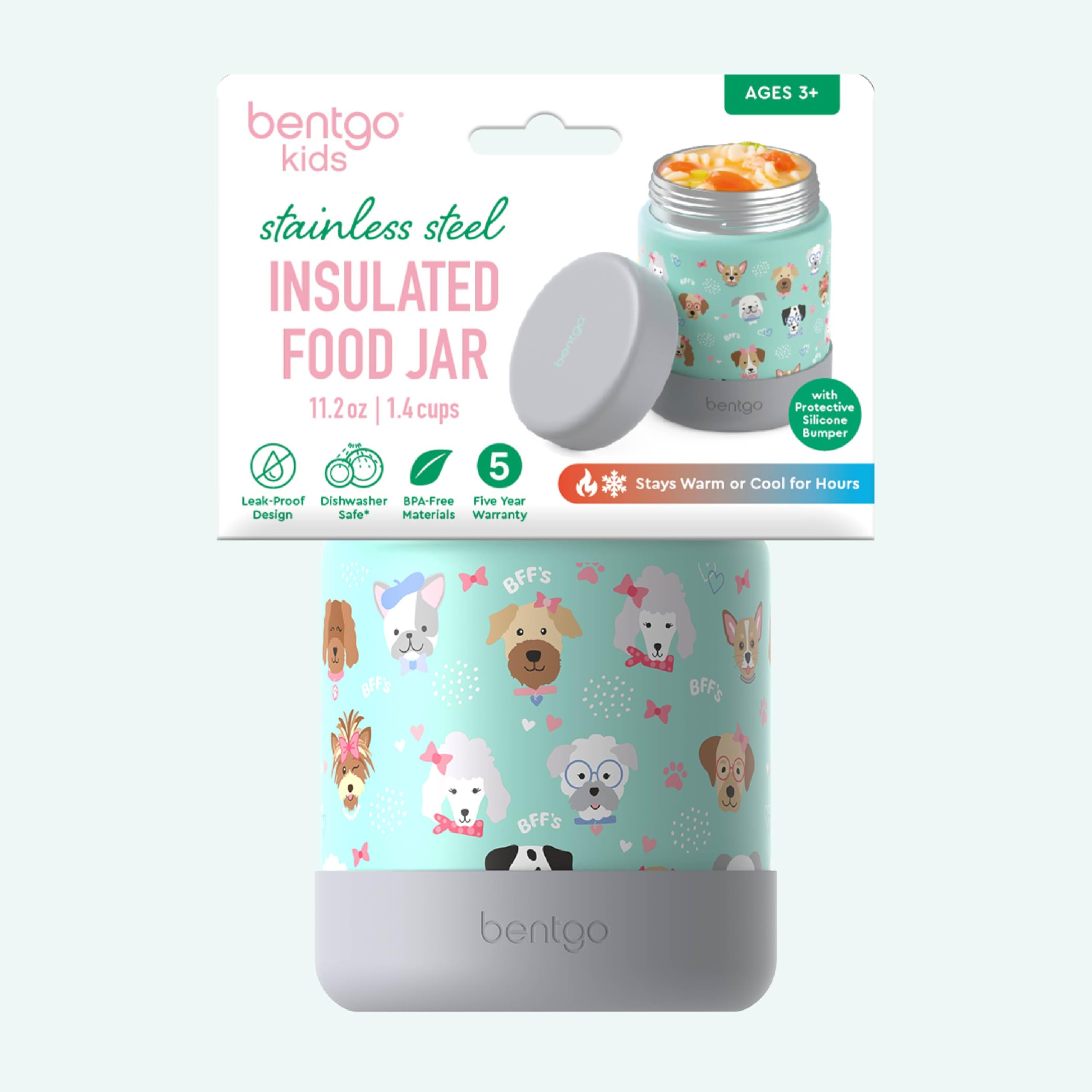 Bentgo Kids silicona removible facilita la limpieza de la junta