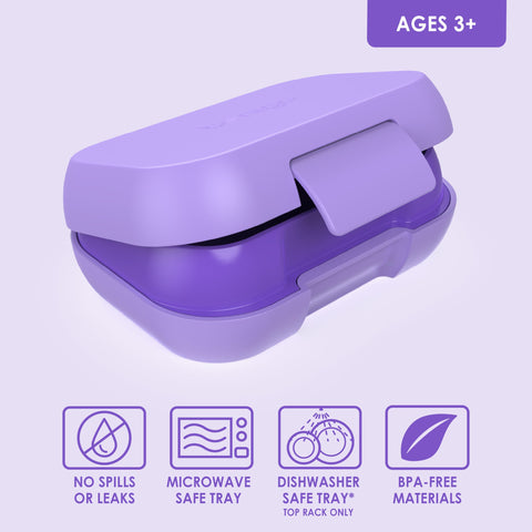 Bentgo Kids Snack con capacidad de 1 taza y ½ taza.
