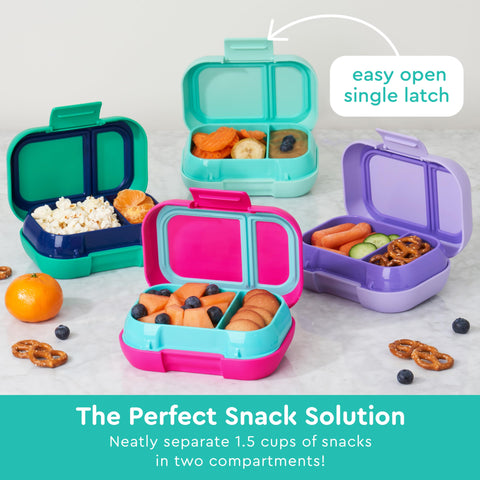 Bentgo Kids Snack apto para lavavajillas facilita la limpieza tras cada comida.