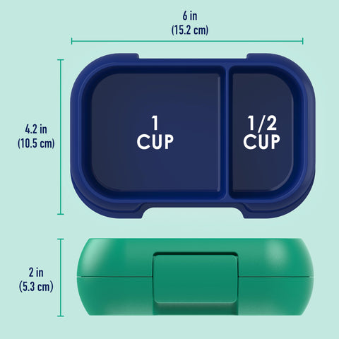 Bentgo Kids Snack: capacidad de 1,5 tazas para snacks variados