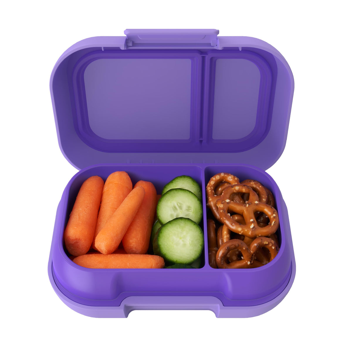 Bentgo Kids Snack con dos compartimentos herméticos para meriendas ordenadas.