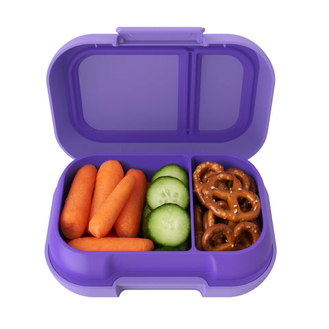 Bentgo Kids Snack con dos compartimentos herméticos para meriendas ordenadas.