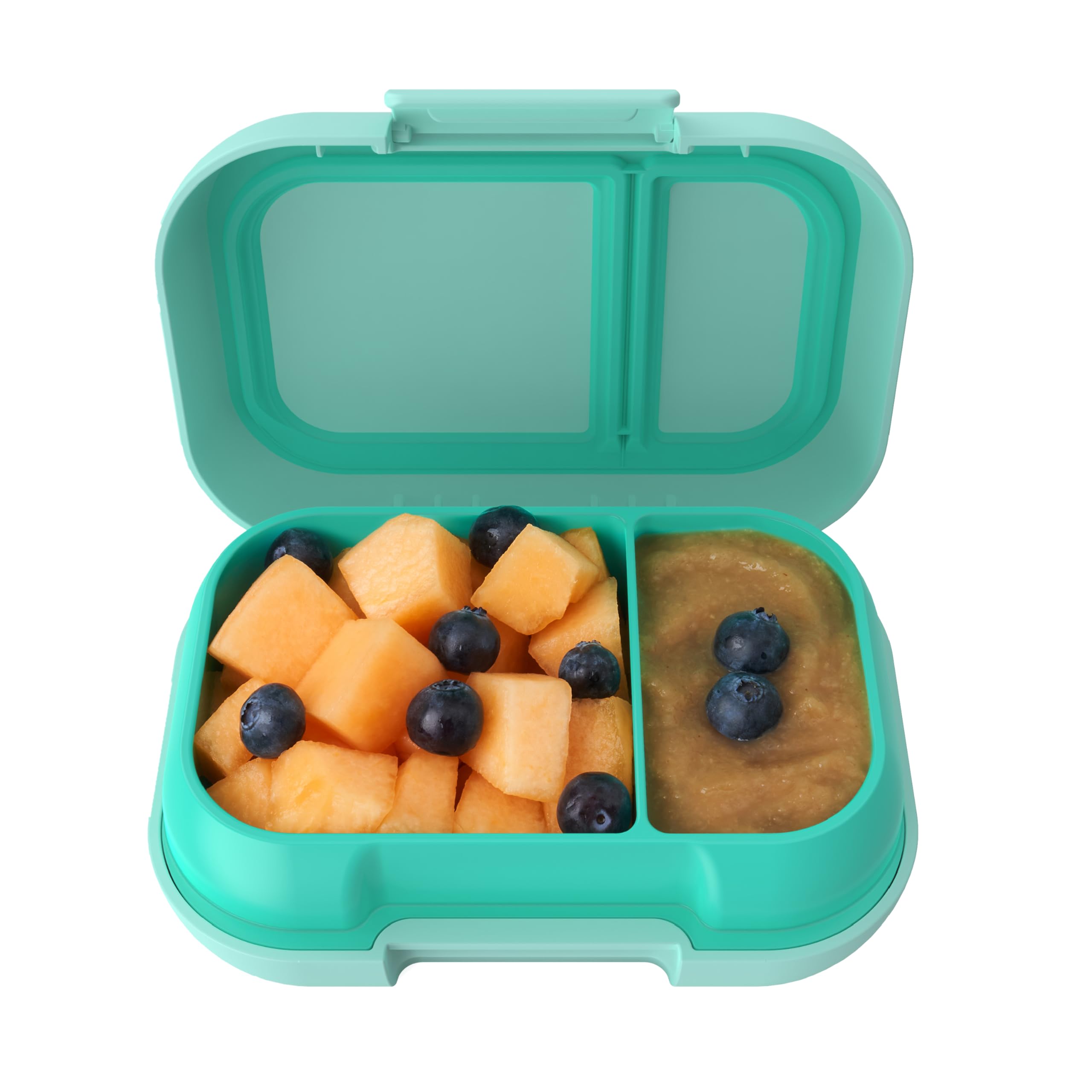Bentgo Kids Snack con dos compartimentos para meriendas ordenadas y frescas para la escuela.