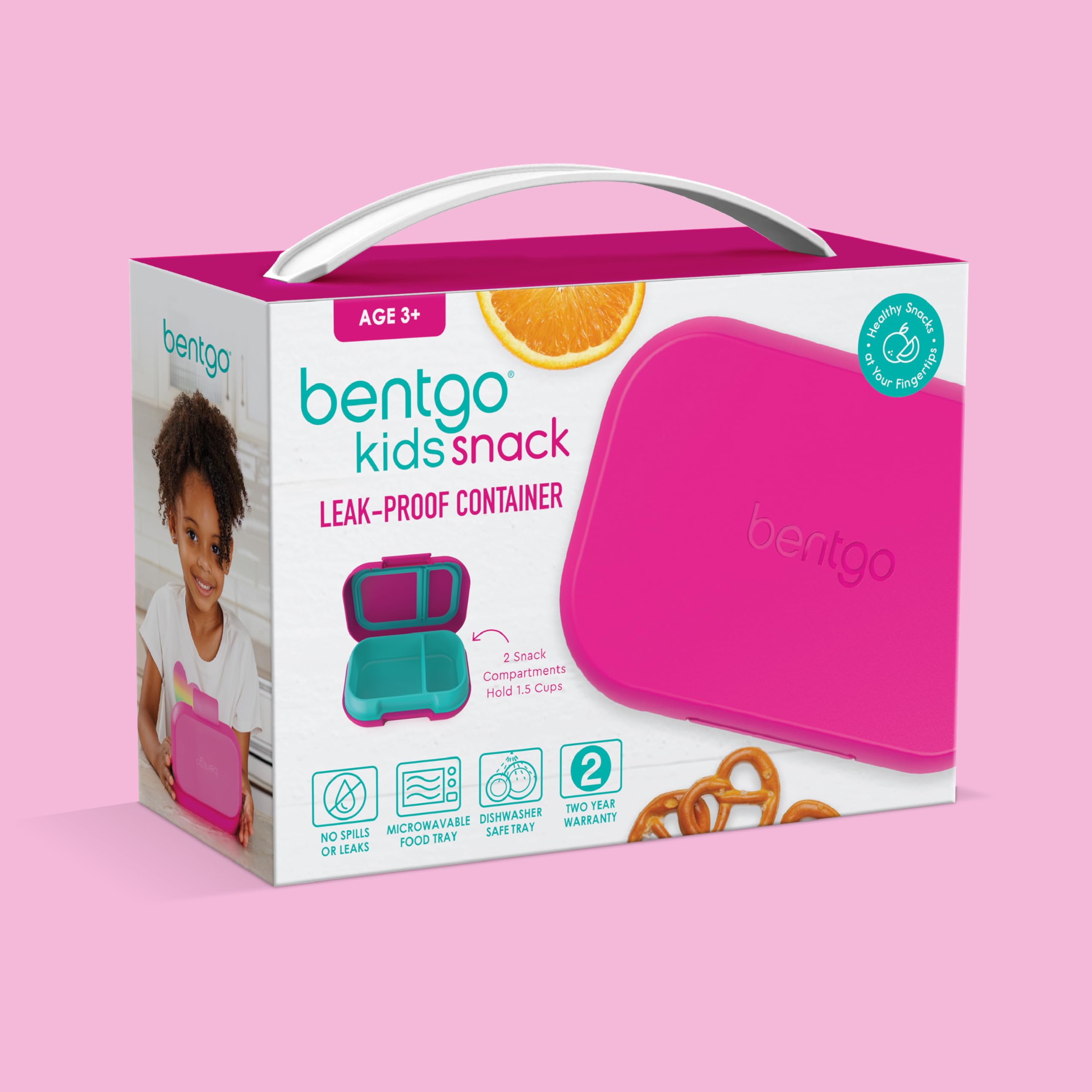 Bentgo Kids Snack pestillo único fácil de abrir para niños