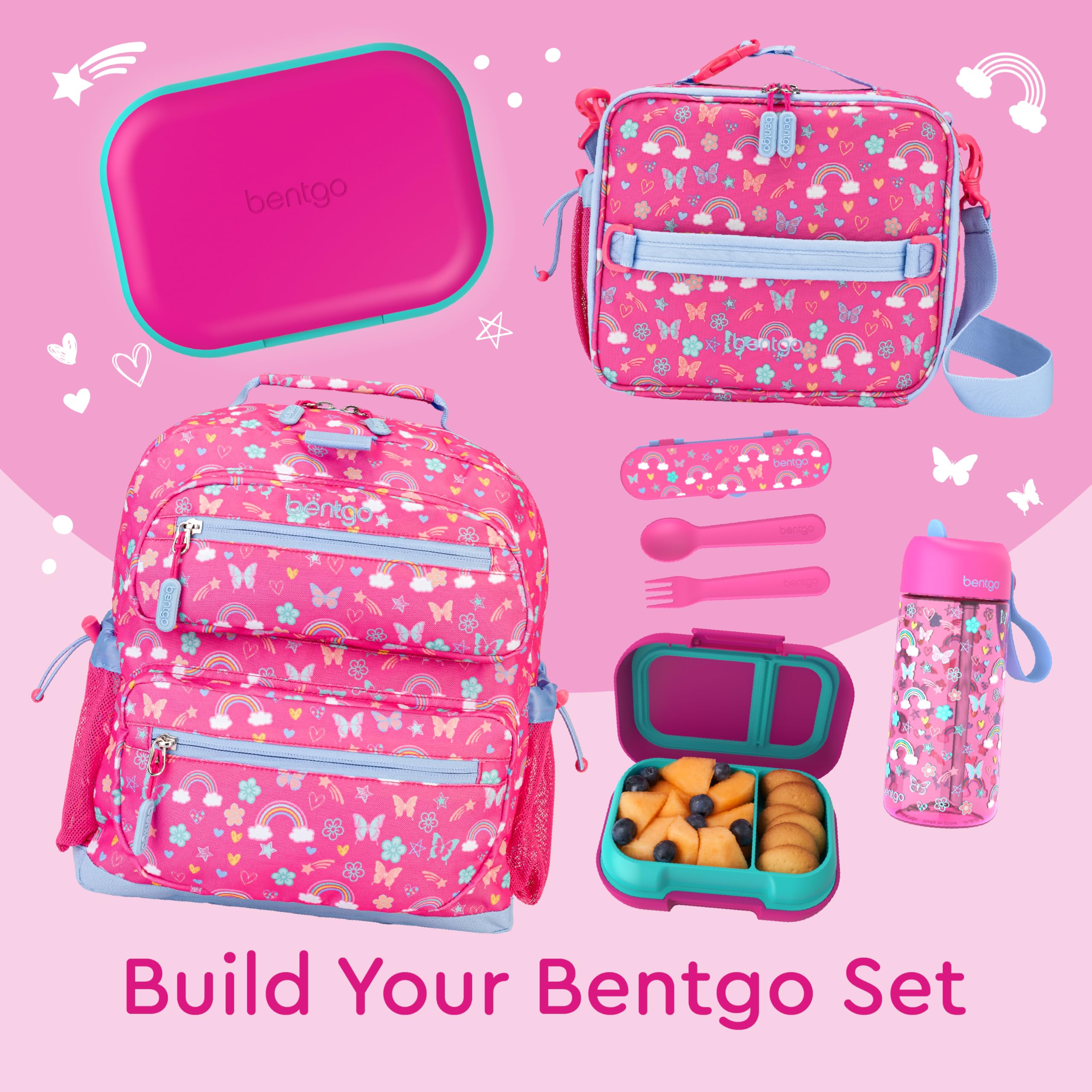 Bentgo Kids Snack tamaño compacto y ligero para la bolsa