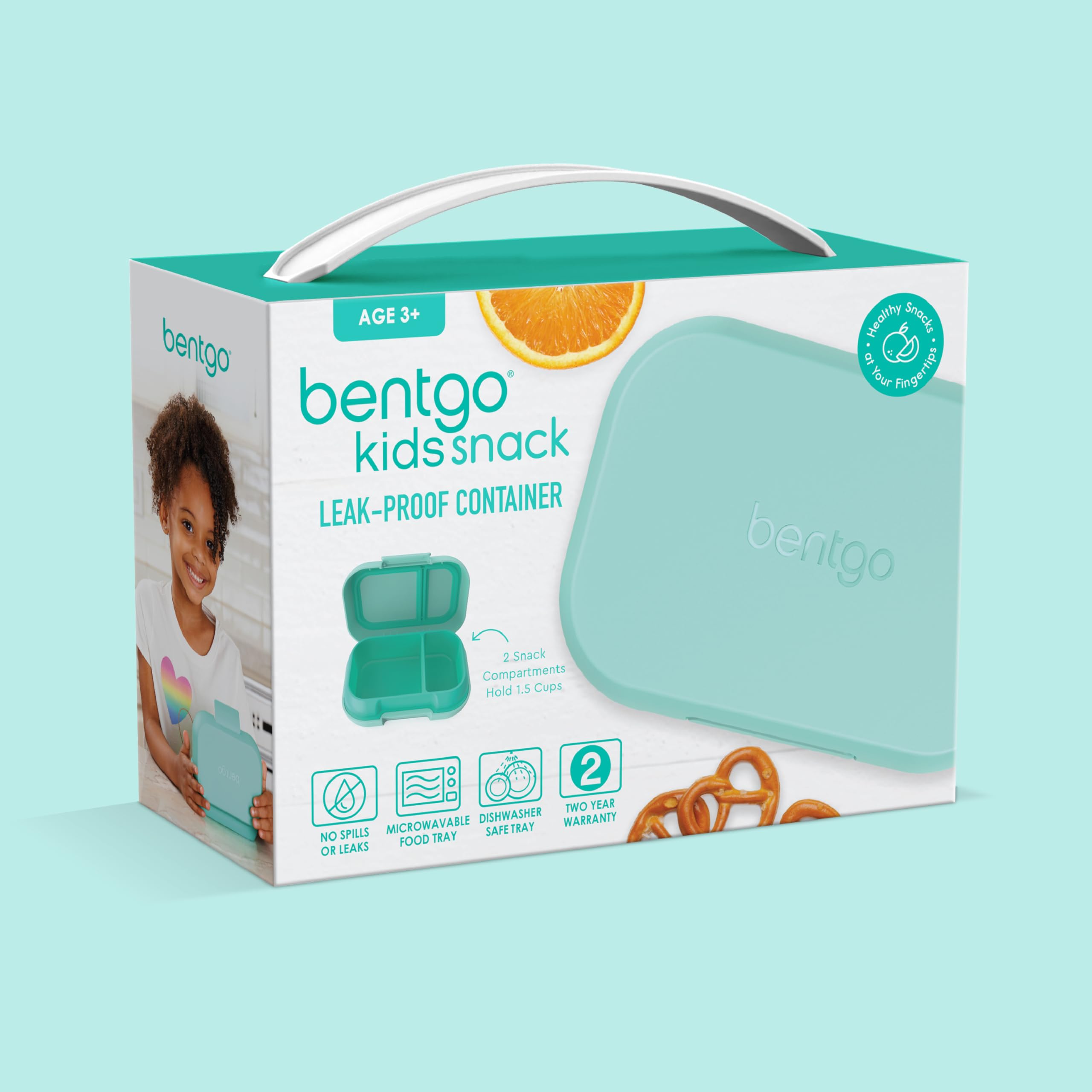 Bentgo Kids Snack uso escolar y deportivo, snacks frescos y organizados.