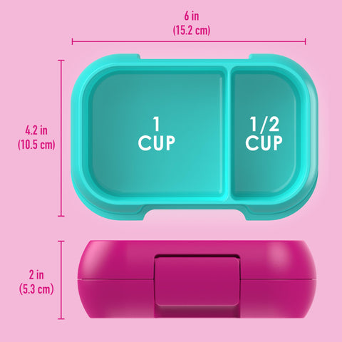Bentgo Kids Snack ideal para escuela y deporte, snack limpio