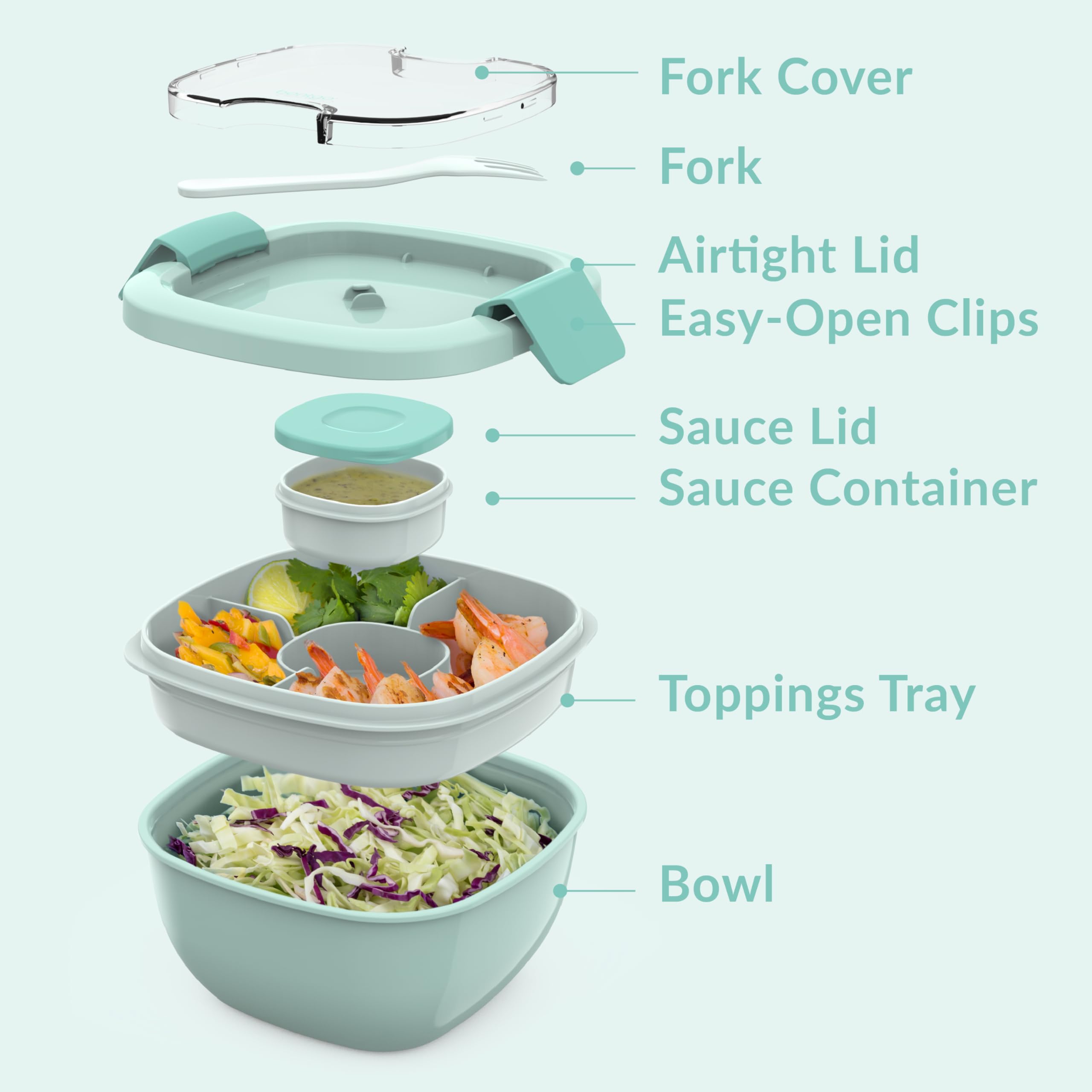 Bentgo lonchera compacta para llevar comidas saludables.