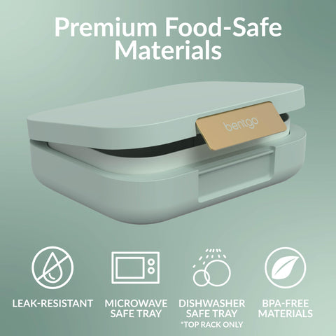 Bentgo Modern: bandeja removible apta para microondas para calentar comidas fácilmente.