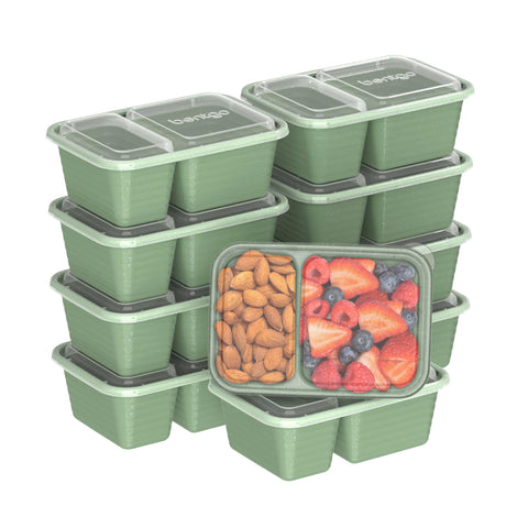 Bentgo Prep: cajas de dos compartimentos para porciones controladas y frescura.