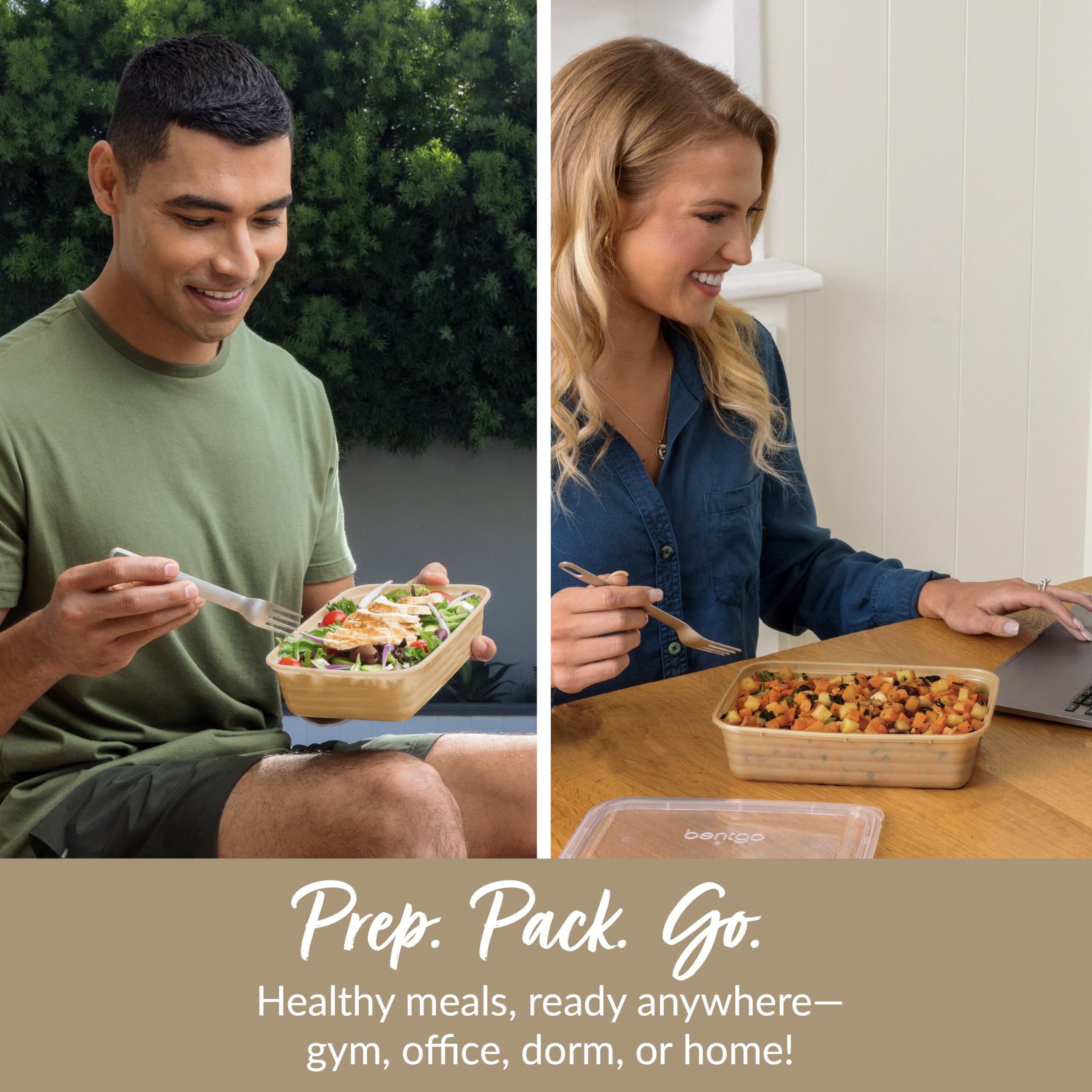 Bentgo Prep: contenedor individual de 4 tazas para porciones