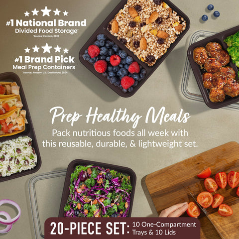 Bentgo Prep: tapas de cierre hermético para mantener la comida fresca.