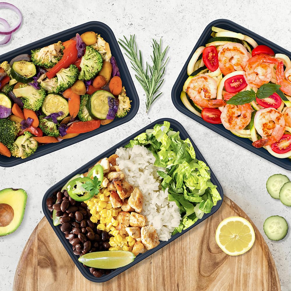 Bentgo Prep: tapas transparentes y apilables para conservar la frescura de las comidas.