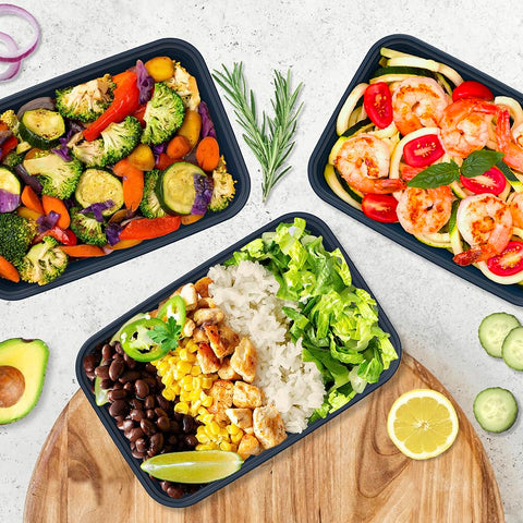 Bentgo Prep: tapas transparentes y apilables para conservar la frescura de las comidas.