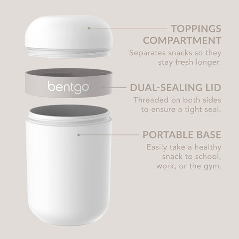 Bentgo Snack Cup diseño ergonómico para llevar