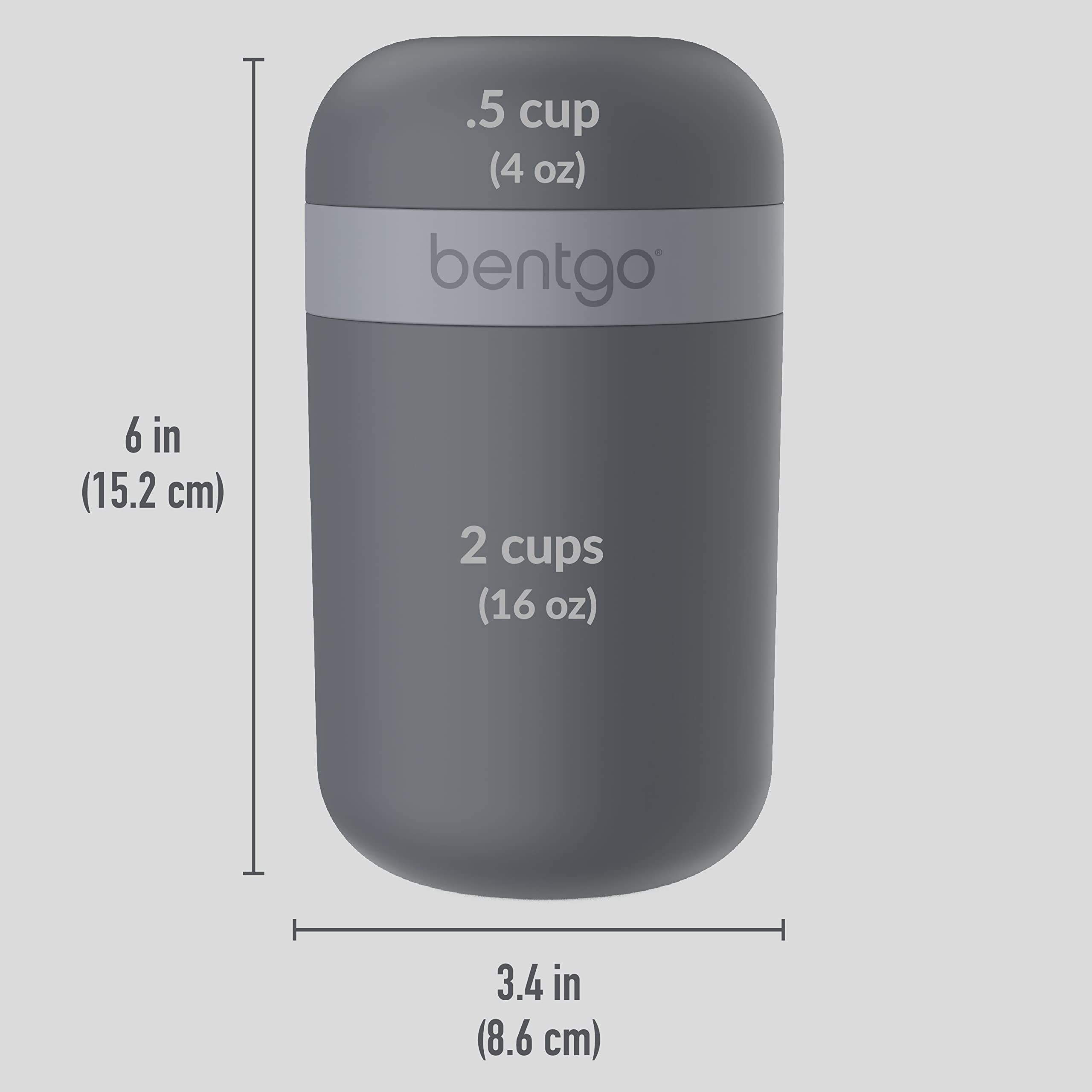 Bentgo Snack Cup, diseño minimalista y acabado mate para estilo diario.