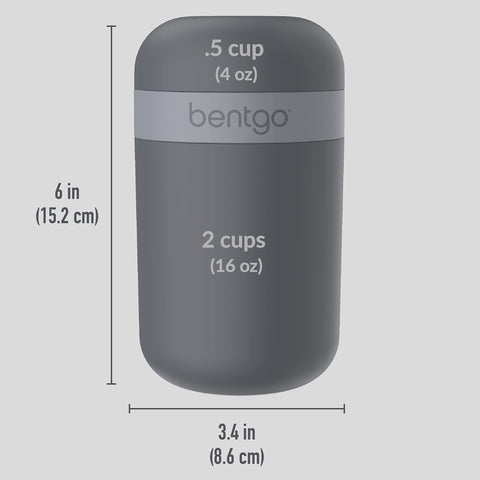 Bentgo Snack Cup, diseño minimalista y acabado mate para estilo diario.